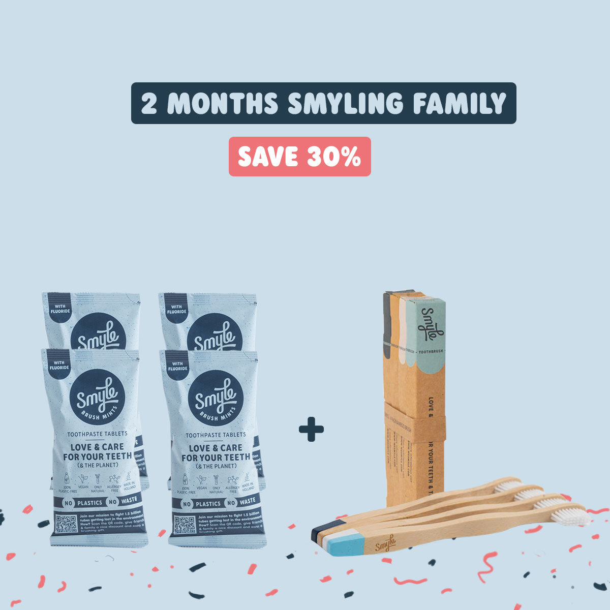 2 Monate Smyle Familien-Pack